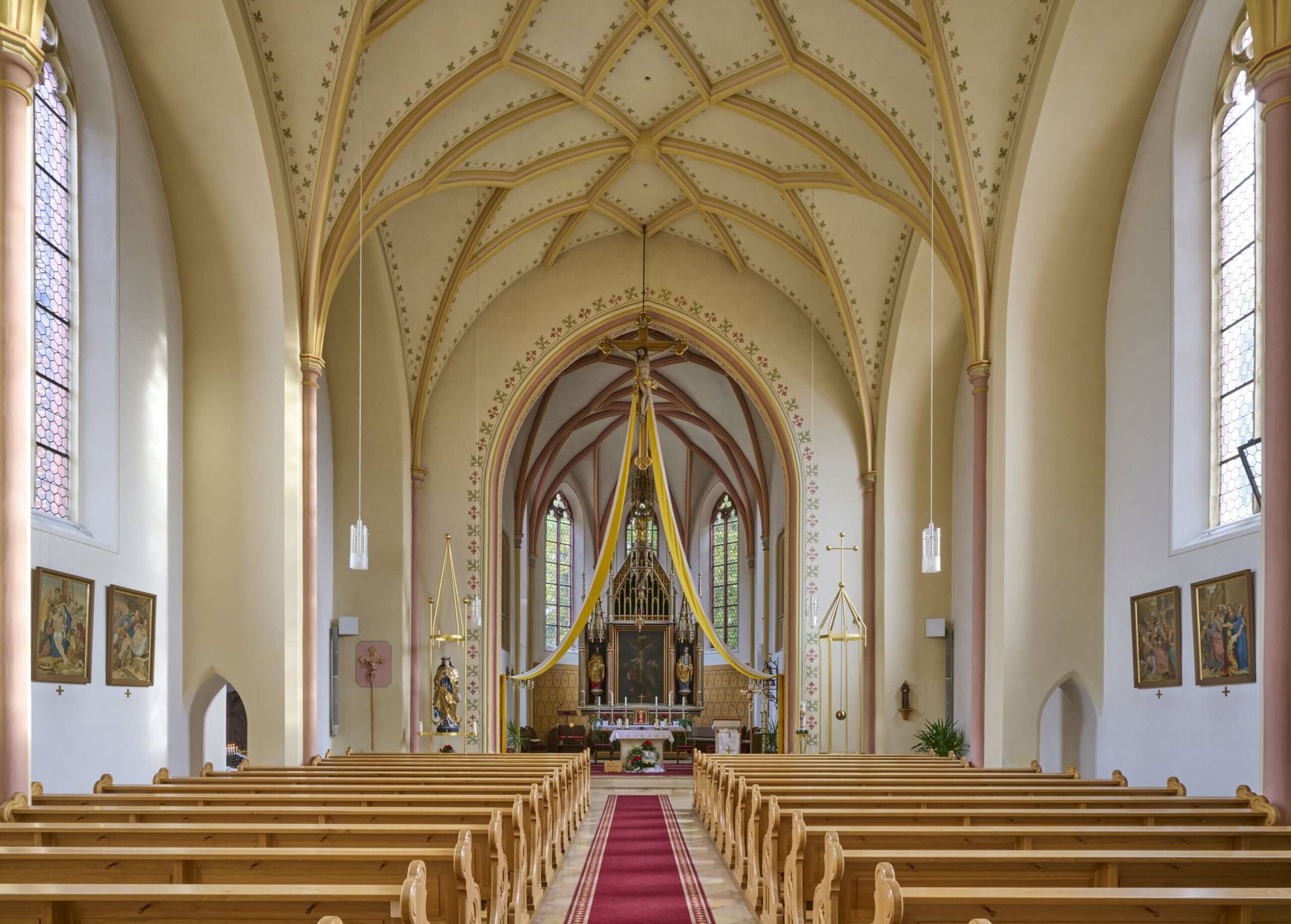 St. Stephanus Kirche Innenansicht Schönau Rottal-Inn